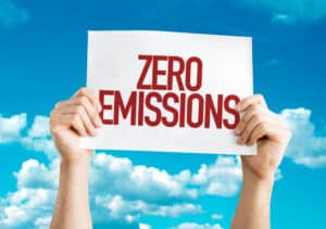 zero emissions banner